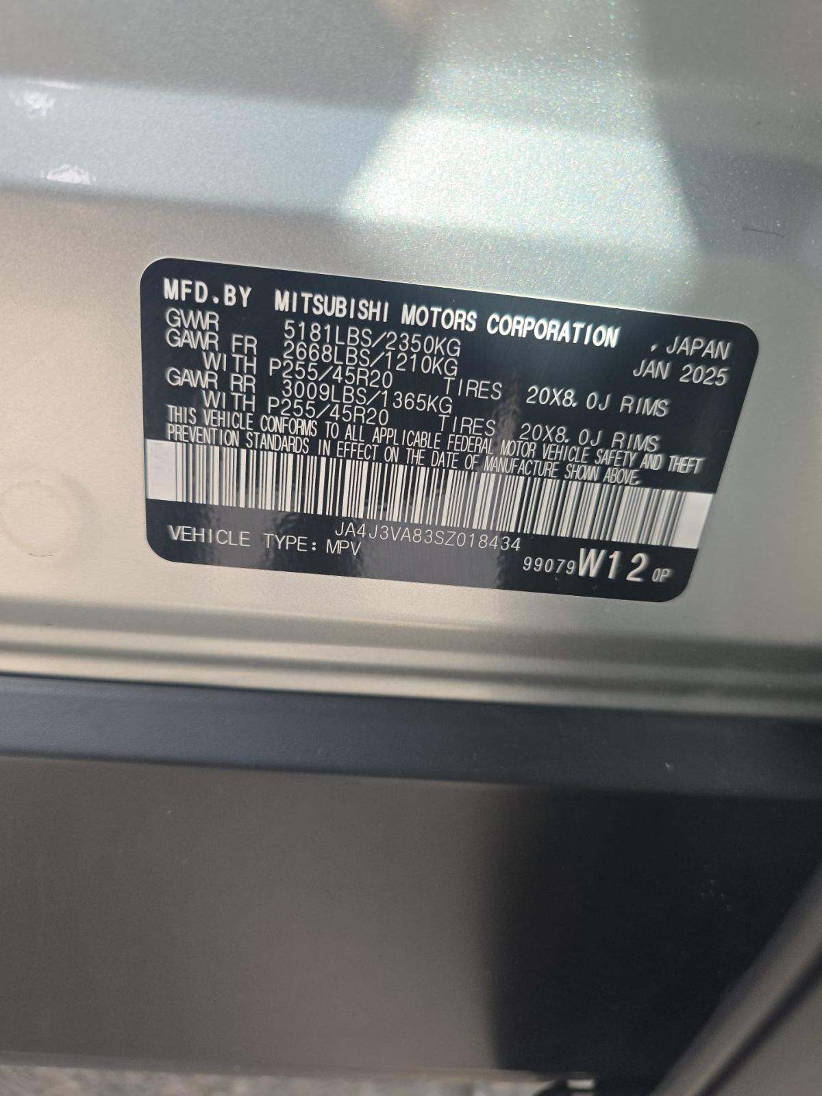 2025 Mitsubishi Outlander SE FWD
