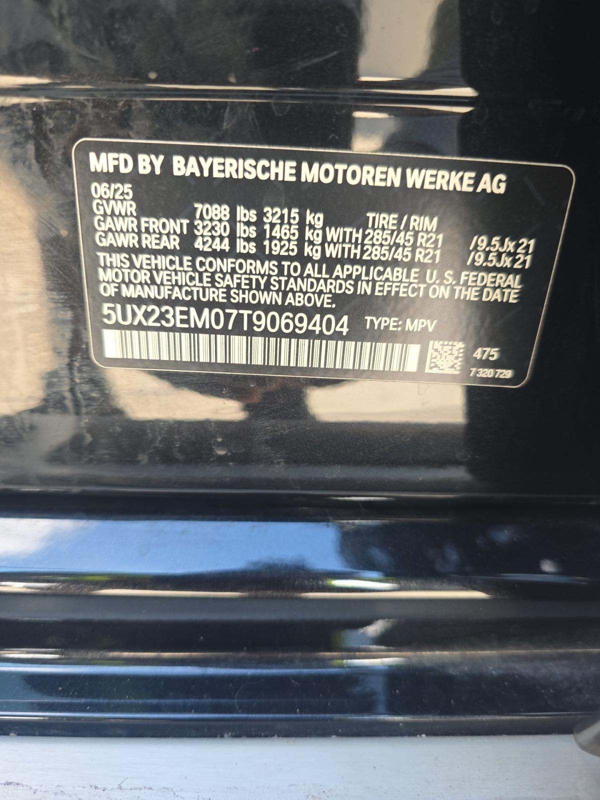 2026 BMW X7 xDrive40i AWD