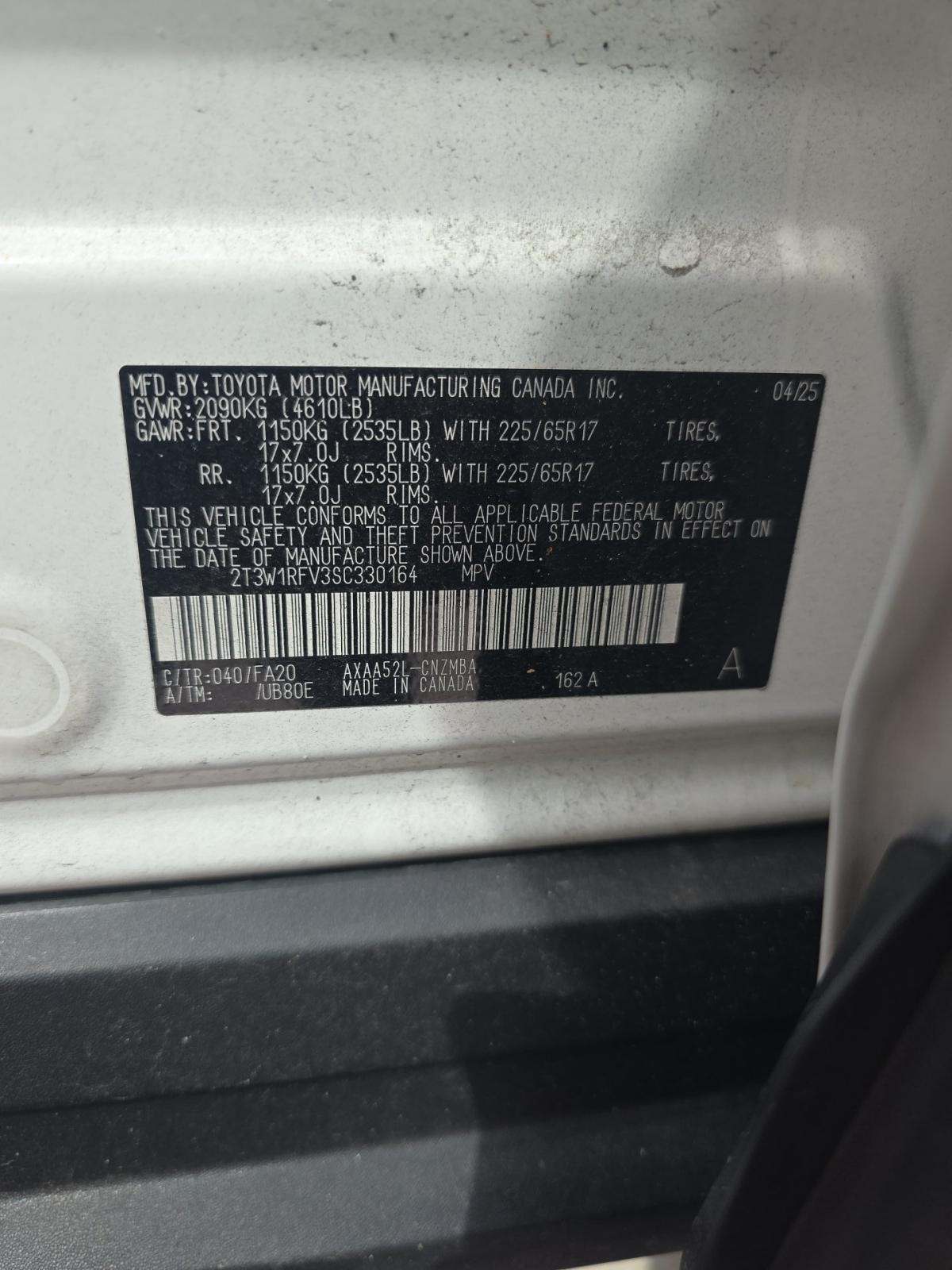 2025 Toyota RAV4 XLE FWD