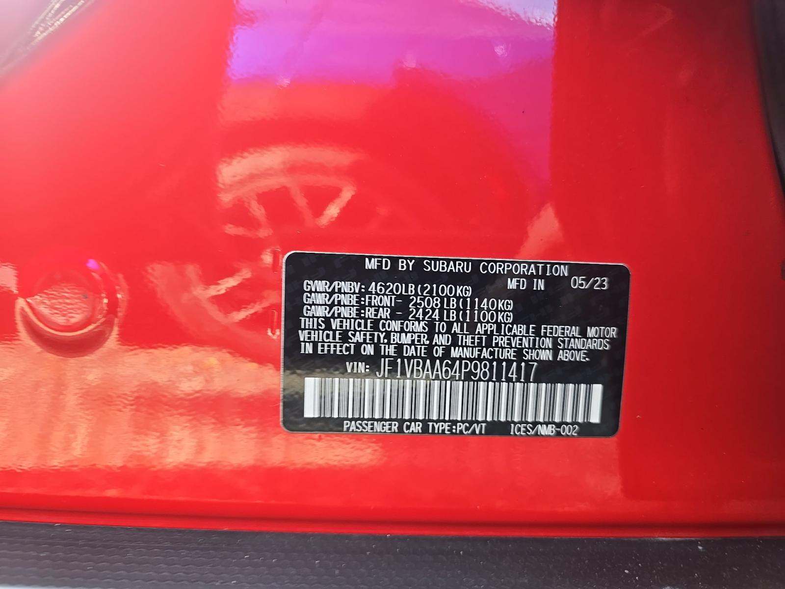 2023 Subaru WRX Base AWD