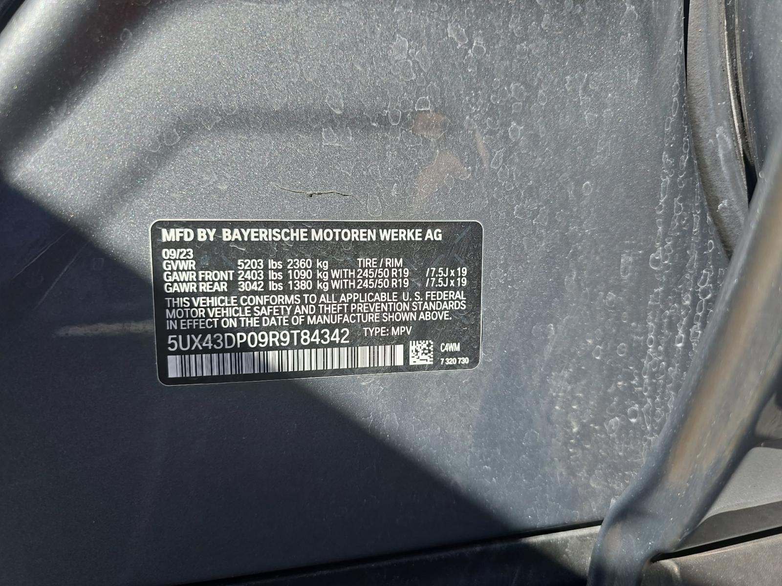 2024 BMW X3 sDrive30i RWD