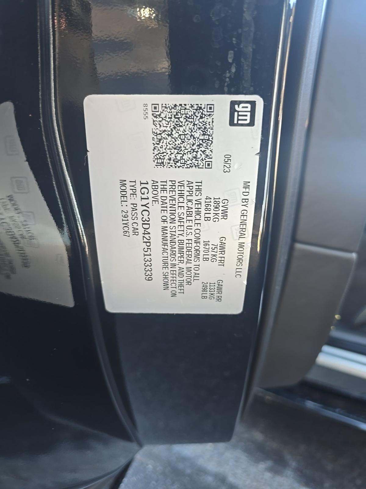 2023 Chevrolet Corvette Stingray RWD