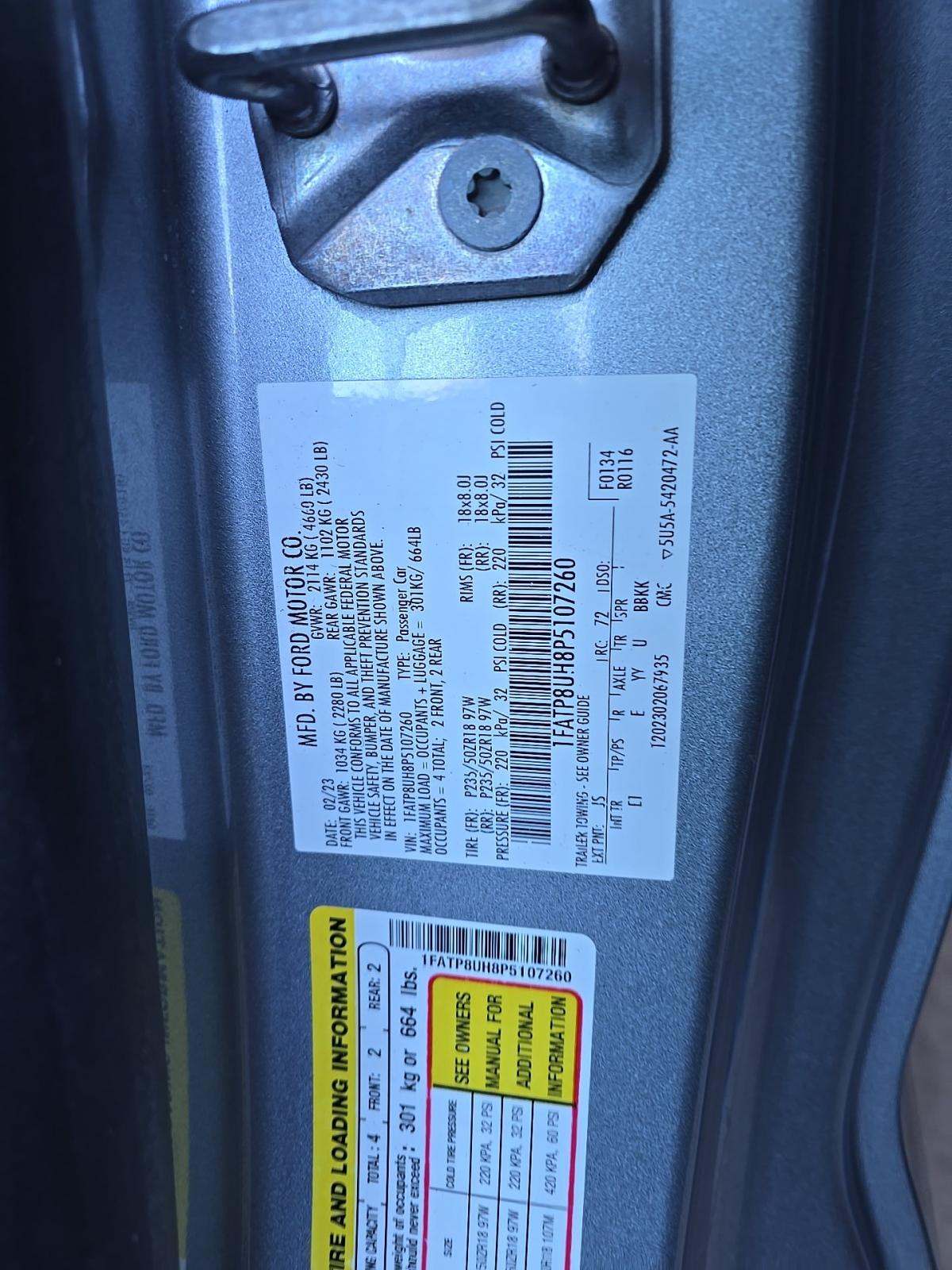 2023 Ford Mustang EcoBoost Premium RWD