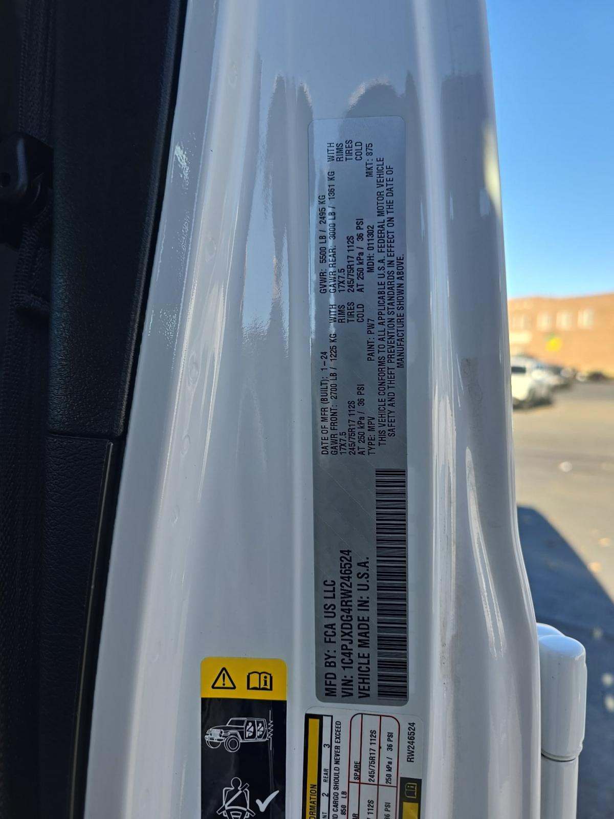 2024 Jeep Wrangler Sport S AWD