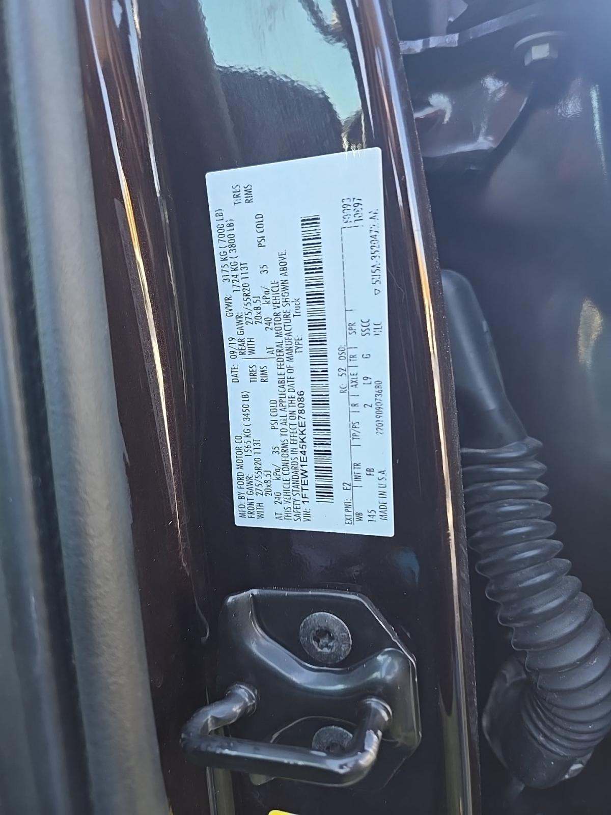 2019 Ford F-150 XLT AWD