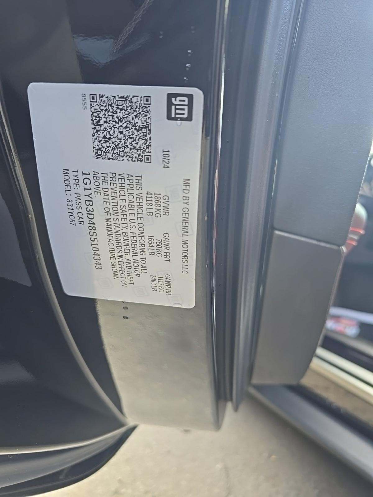 2025 Chevrolet Corvette Stingray RWD