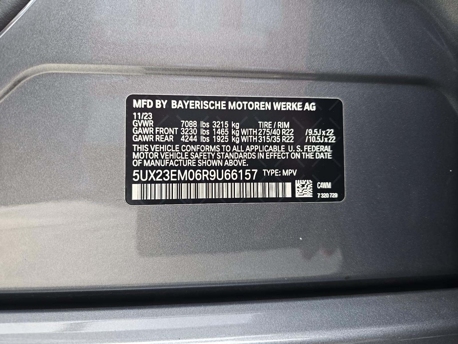 2024 BMW X7 xDrive40i AWD