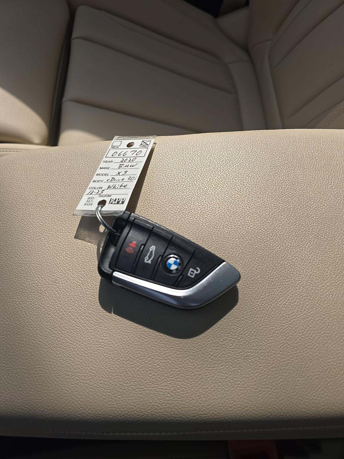 2020 BMW X3 sDrive30i RWD