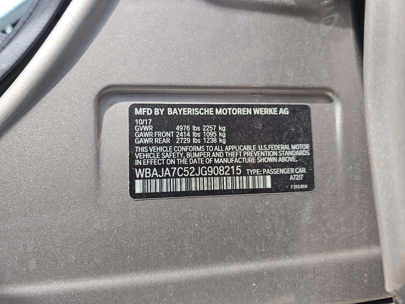 2018 BMW 5 Series 530i xDrive AWD