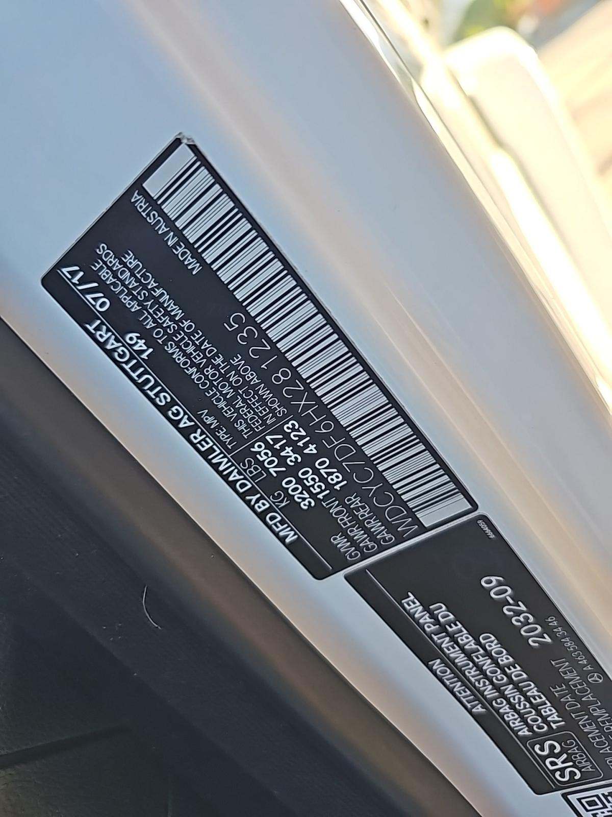 2017 Mercedes-Benz G-Class AMG G 63 AWD