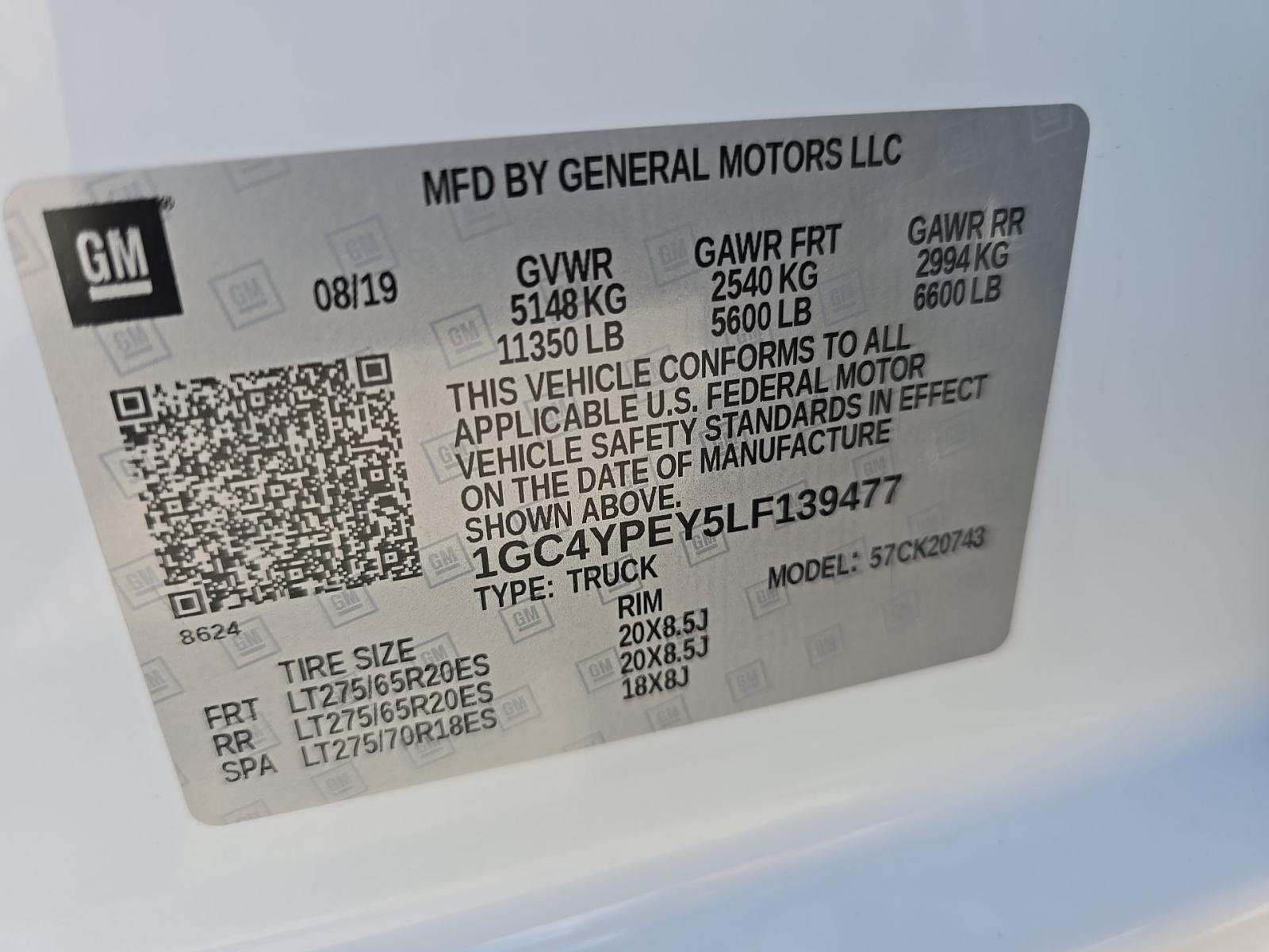 2020 Chevrolet Silverado 2500HD LTZ AWD