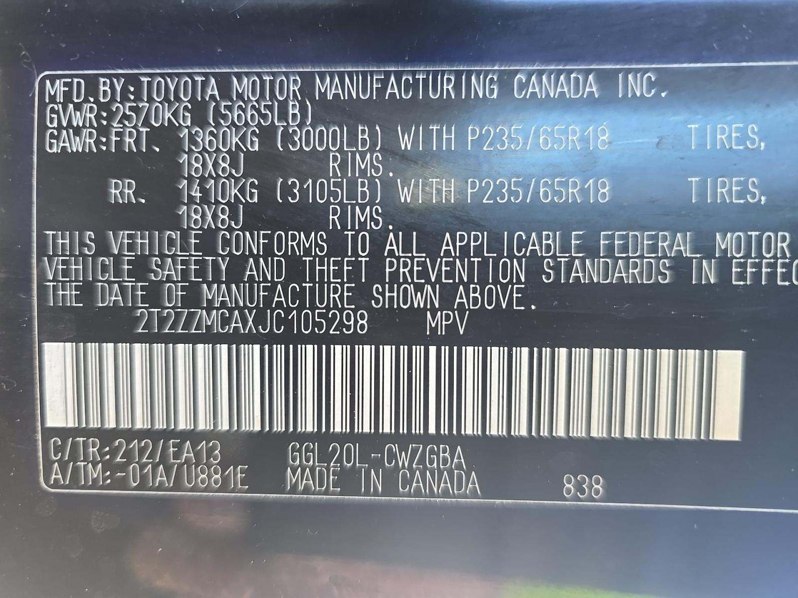 2018 Lexus RX RX 350 FWD