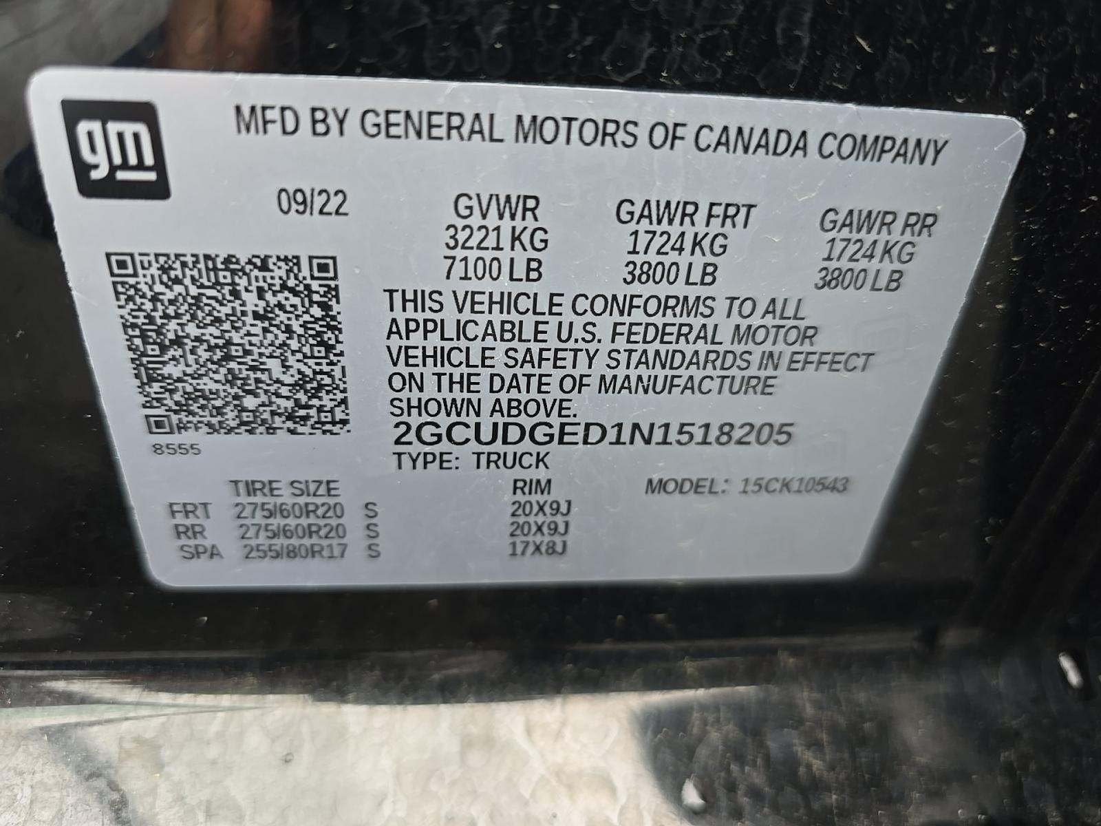2022 Chevrolet Silverado 1500 LTZ AWD