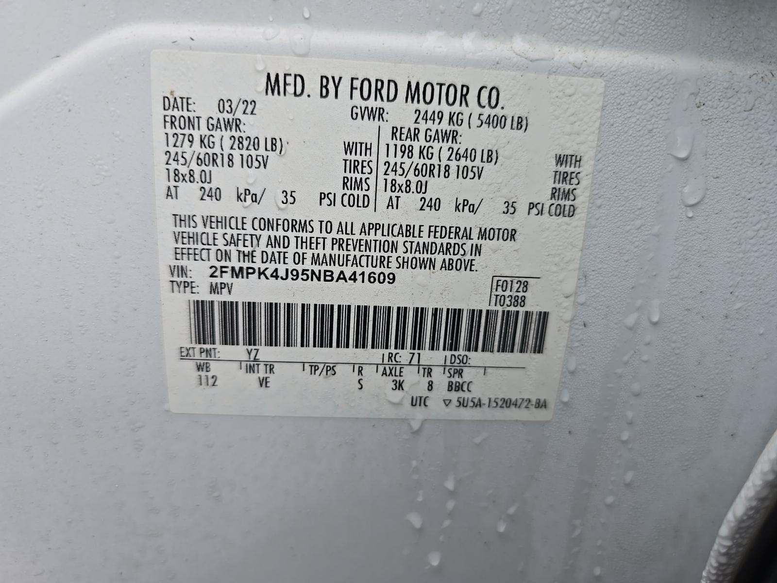 2022 Ford Edge SEL AWD