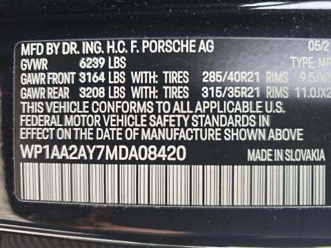 2021 Porsche Cayenne Base AWD