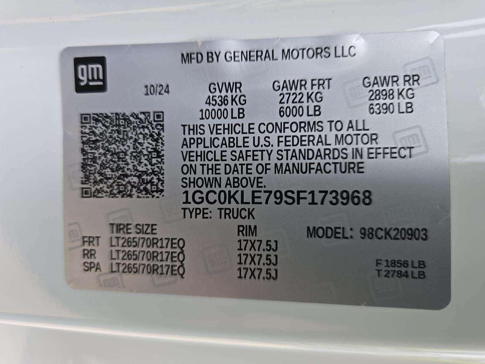 2025 Chevrolet Silverado 2500HD Work Truck AWD
