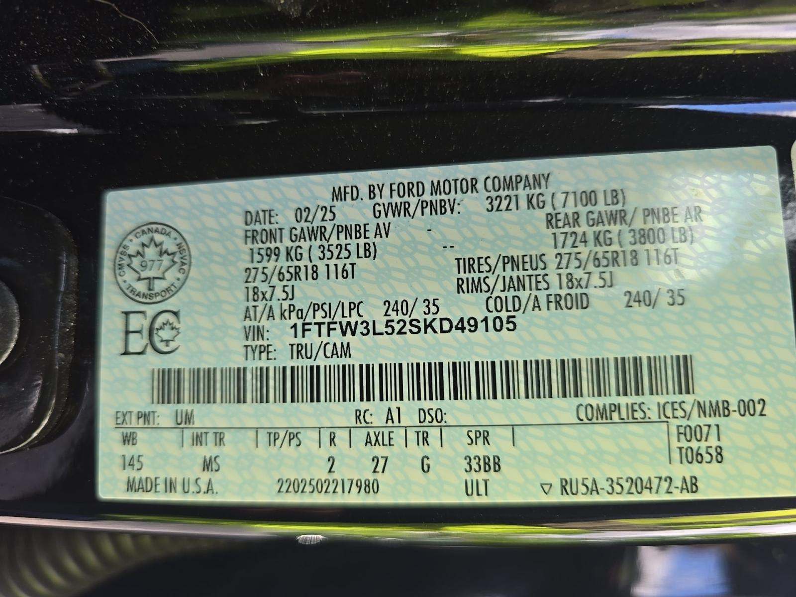 2025 Ford F-150 XLT AWD