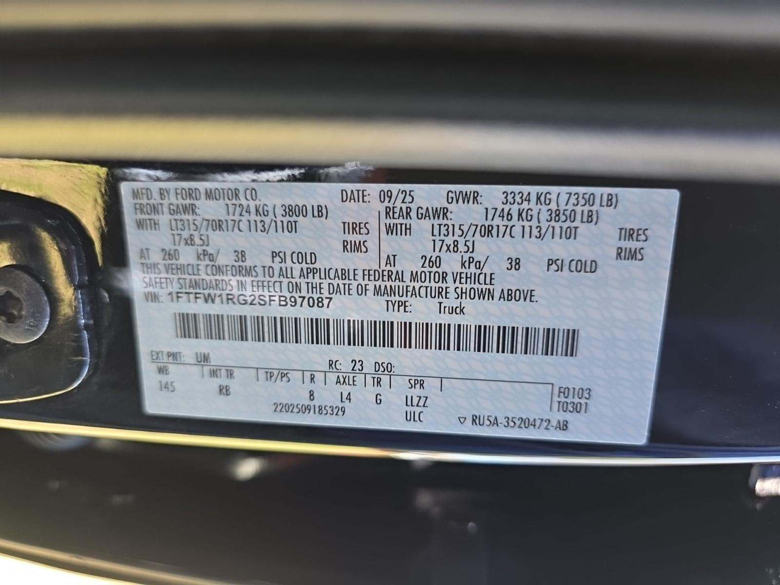 2025 Ford F-150 Raptor AWD