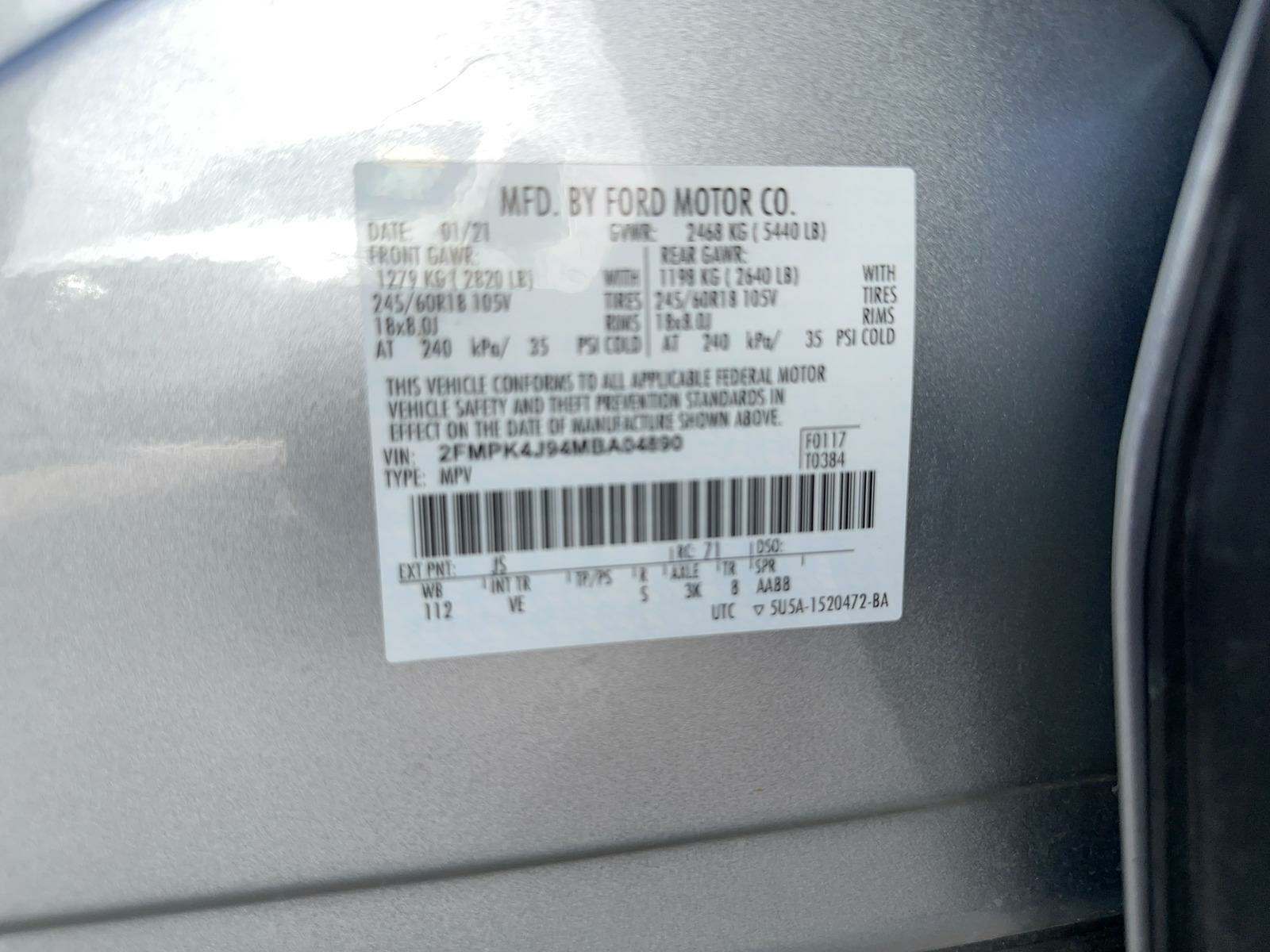 2021 Ford Edge SEL AWD