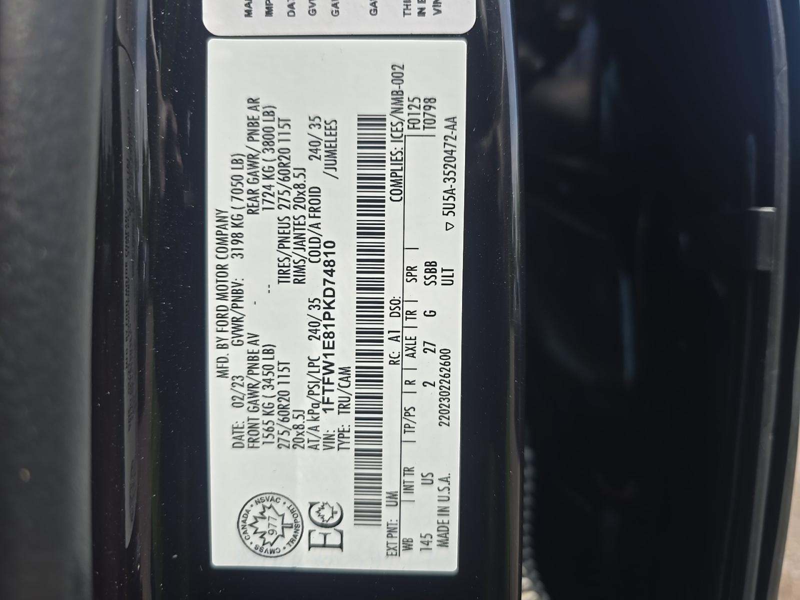 2023 Ford F-150 XLT AWD