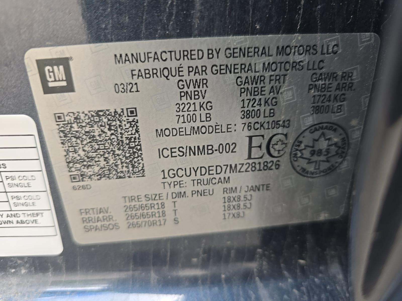 2021 Chevrolet Silverado 1500 LT AWD