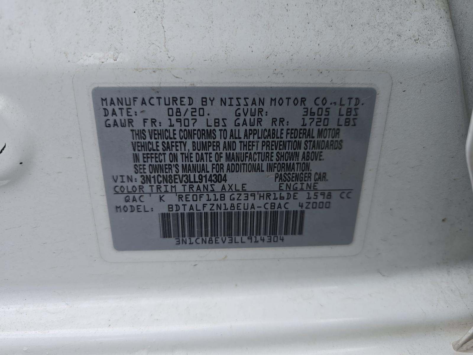 NISSAN VERSA - 1