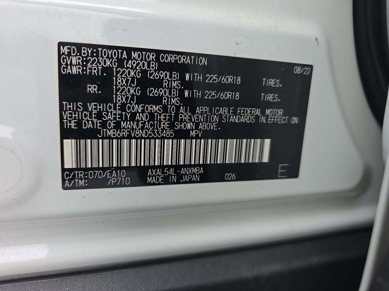 2022 Toyota RAV4 Hybrid XLE Premium AWD