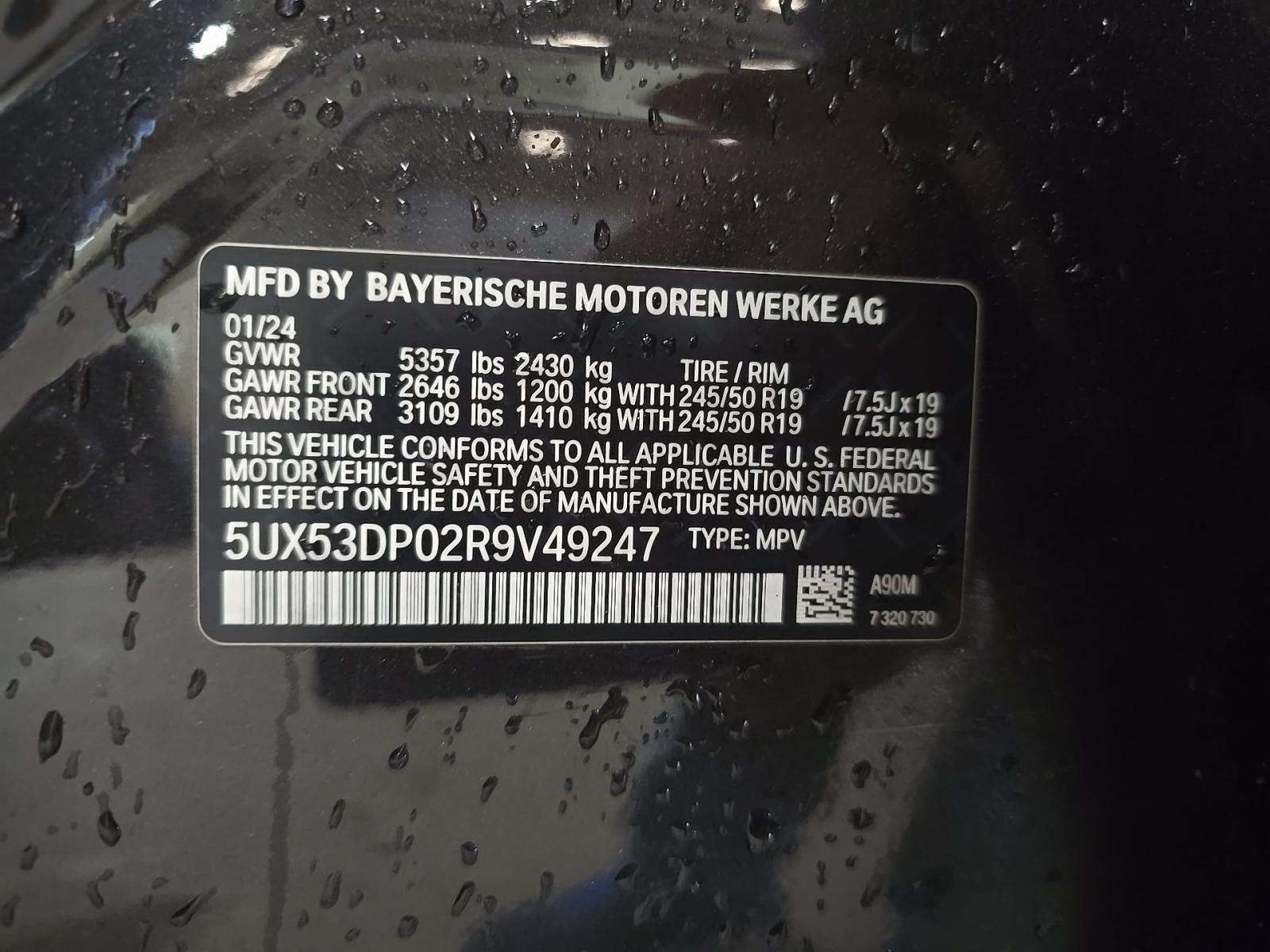 2024 BMW X3 xDrive30i AWD