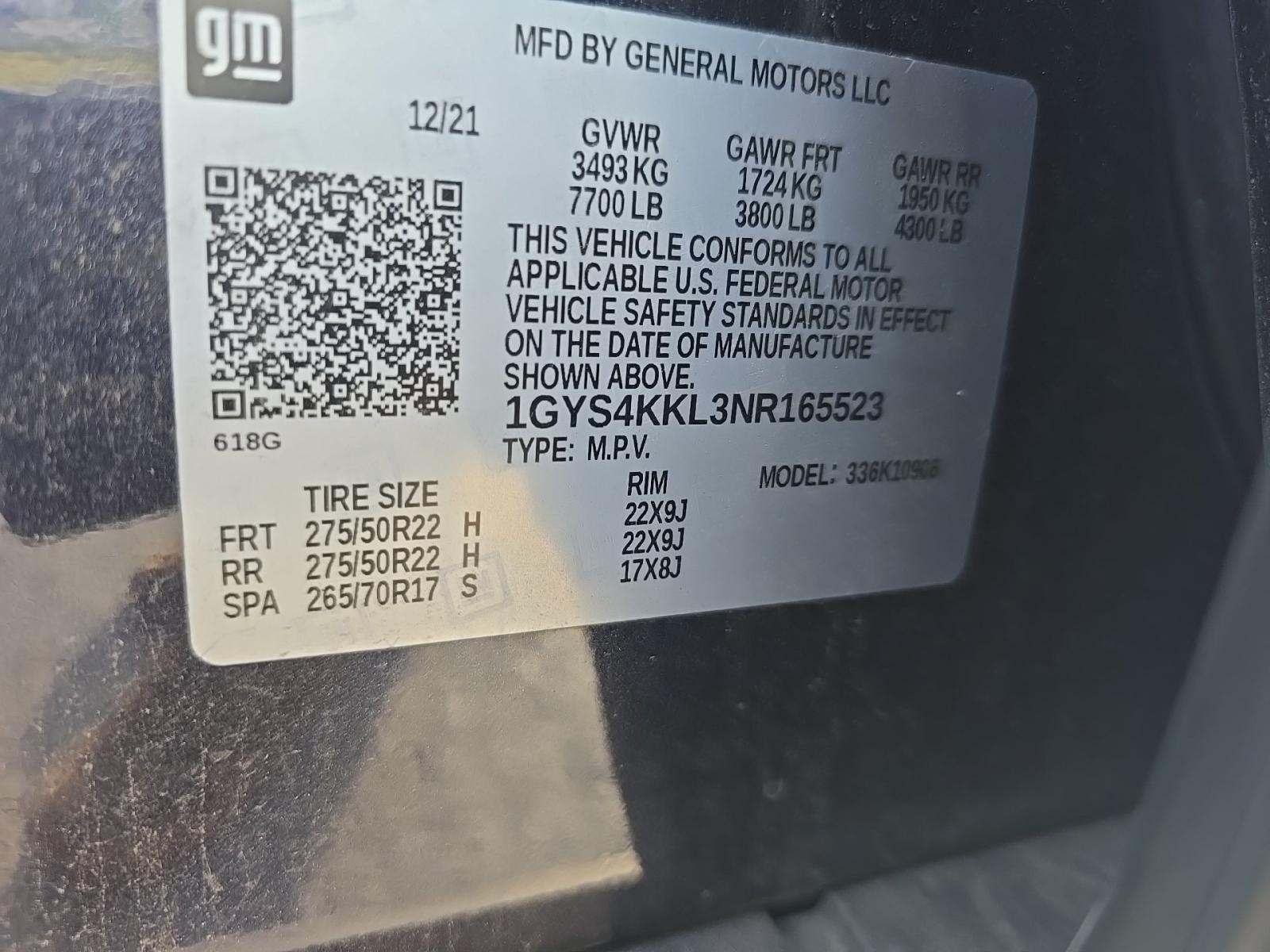 2022 Cadillac Escalade ESV Premium Luxury AWD