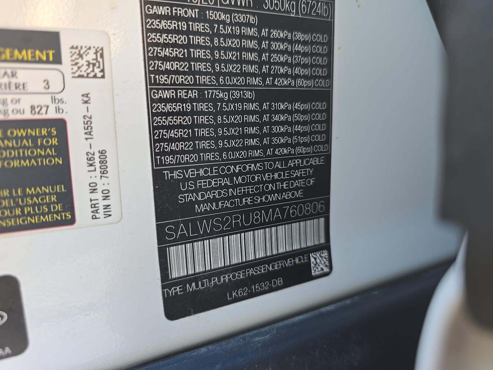 2021 Land Rover Range Rover Sport HST AWD