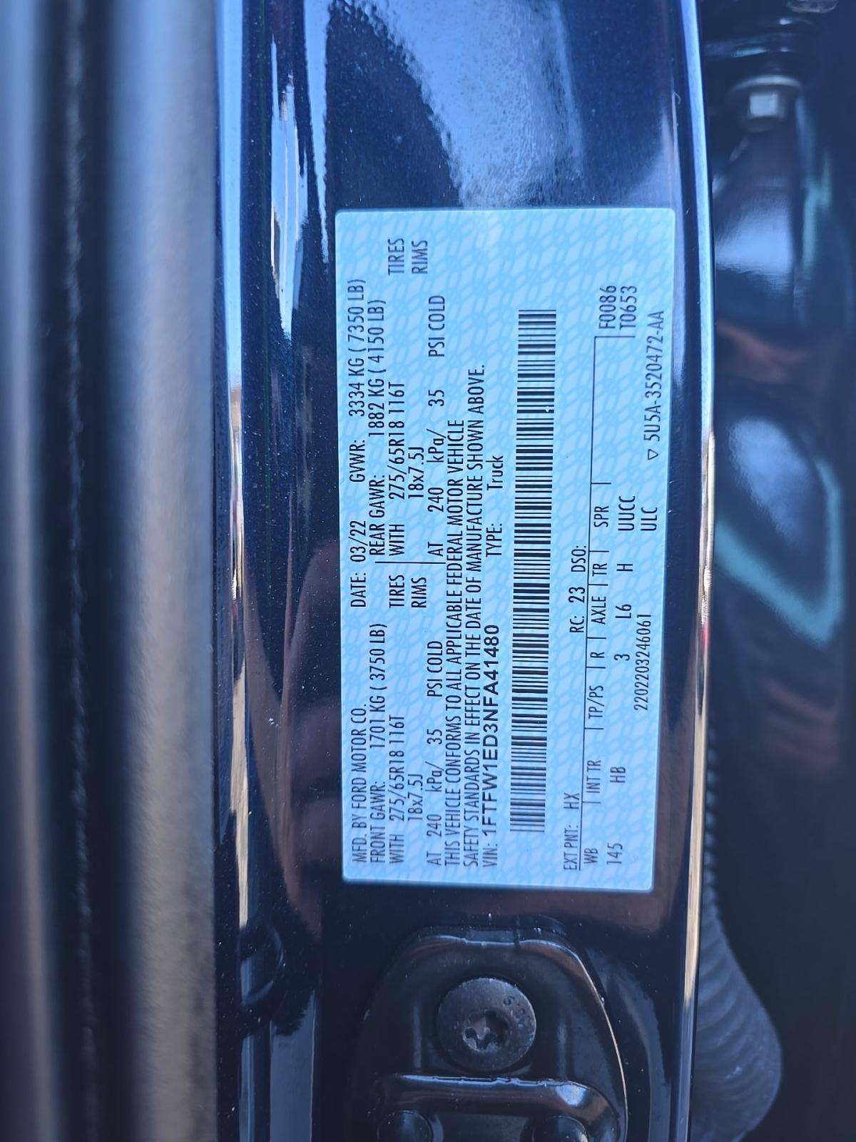 2022 Ford F-150 Hybrid Lariat AWD