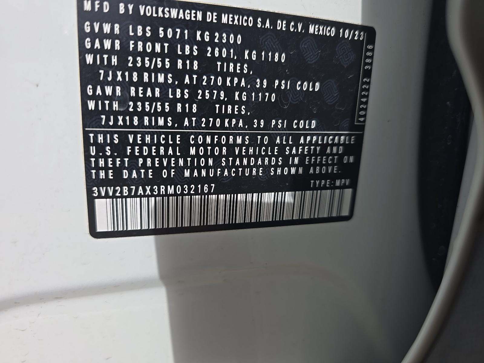 2024 Volkswagen Tiguan 2.0T SE AWD