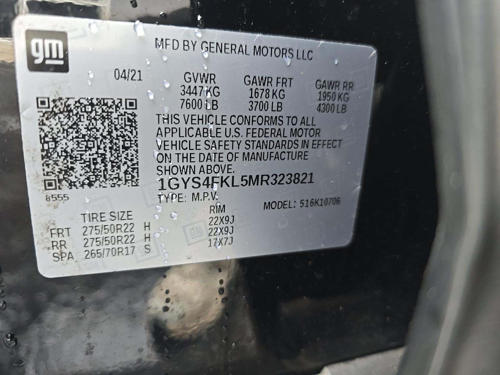 2021 Cadillac Escalade Sport AWD