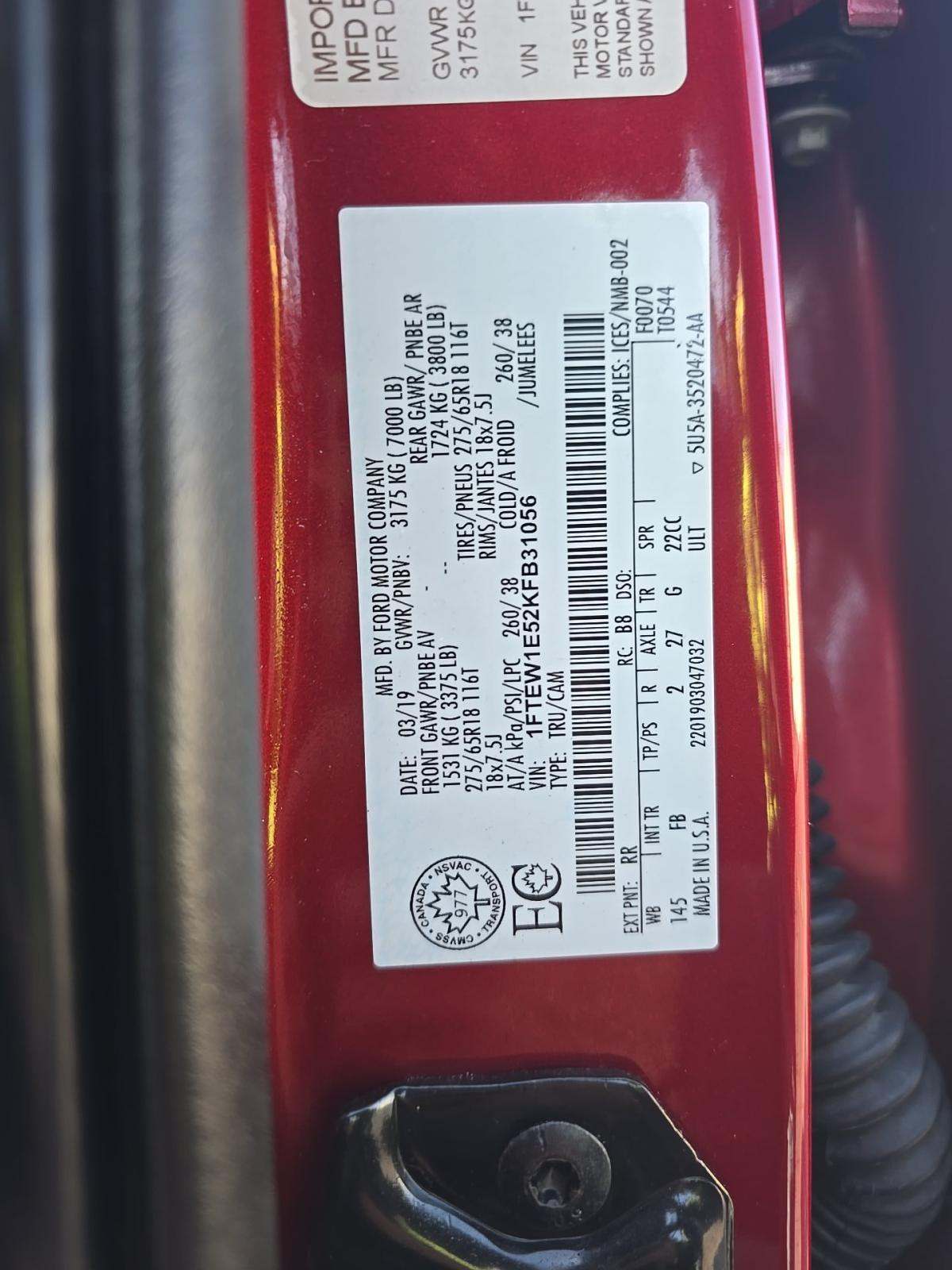 2019 Ford F-150 XLT AWD