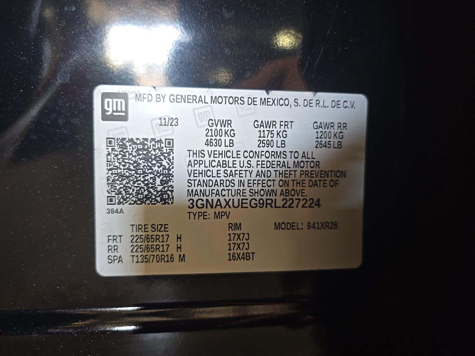 2024 Chevrolet Equinox LT AWD