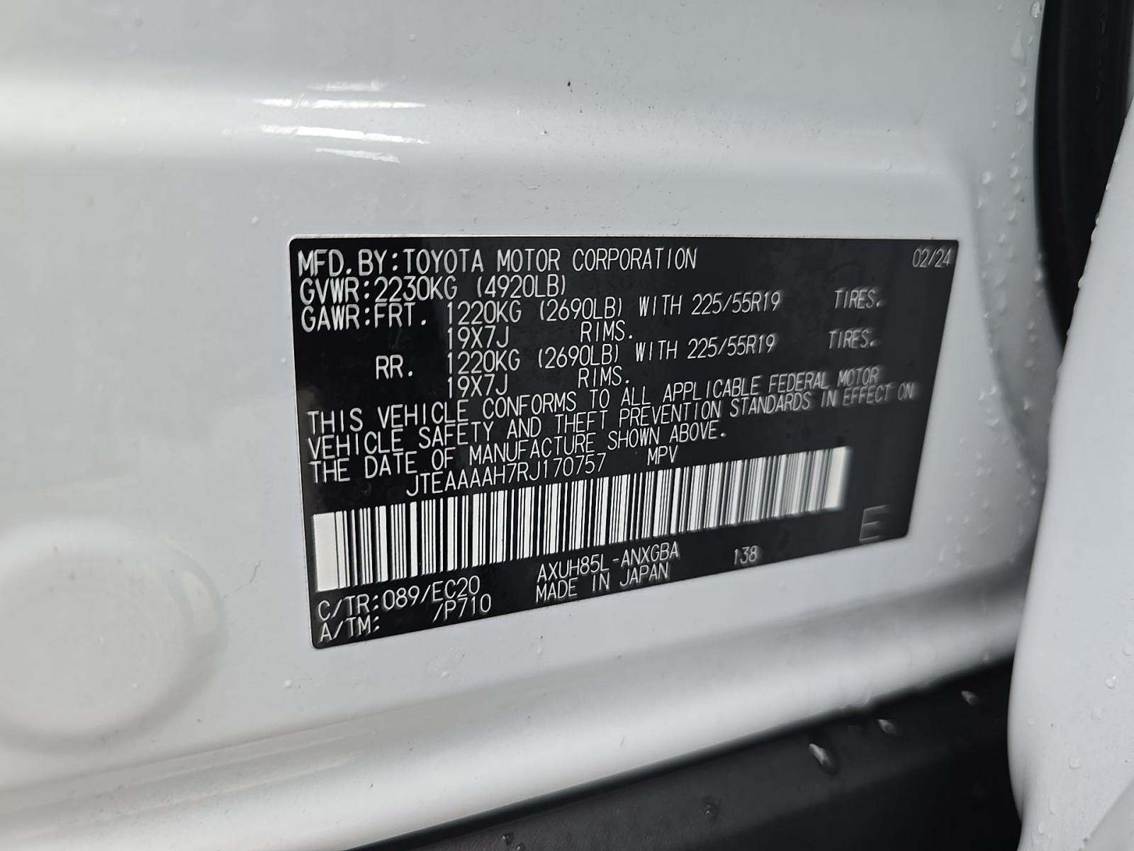 2024 Toyota Venza Nightshade AWD