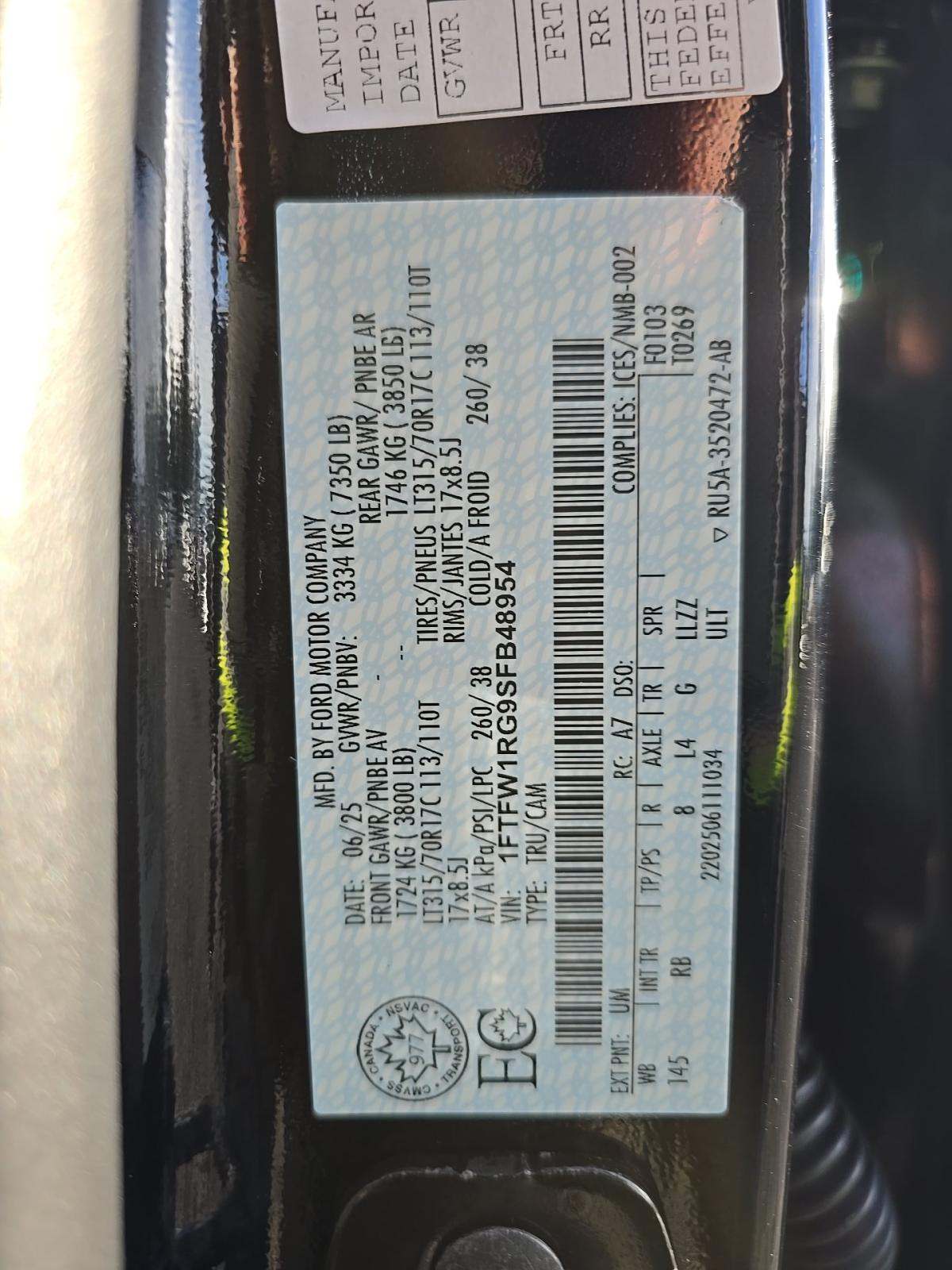 2025 Ford F-150 Raptor AWD