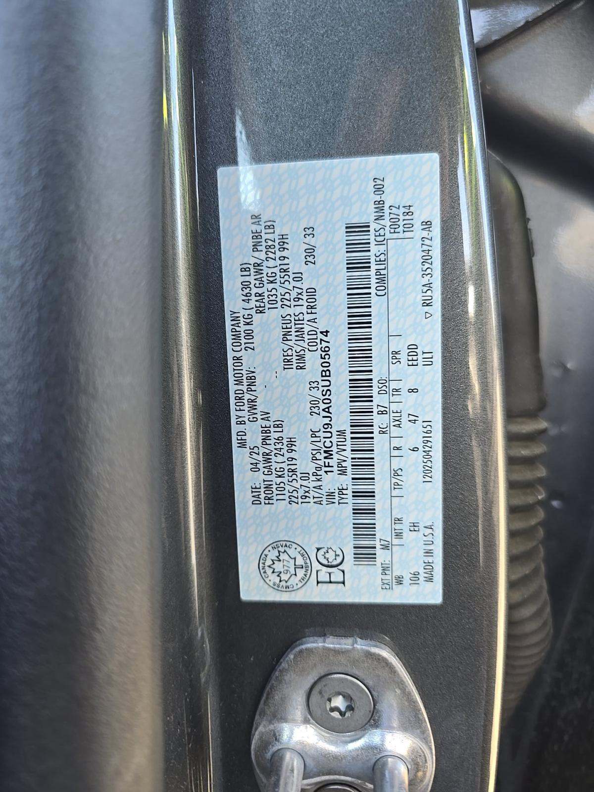 2025 Ford Escape Platinum AWD