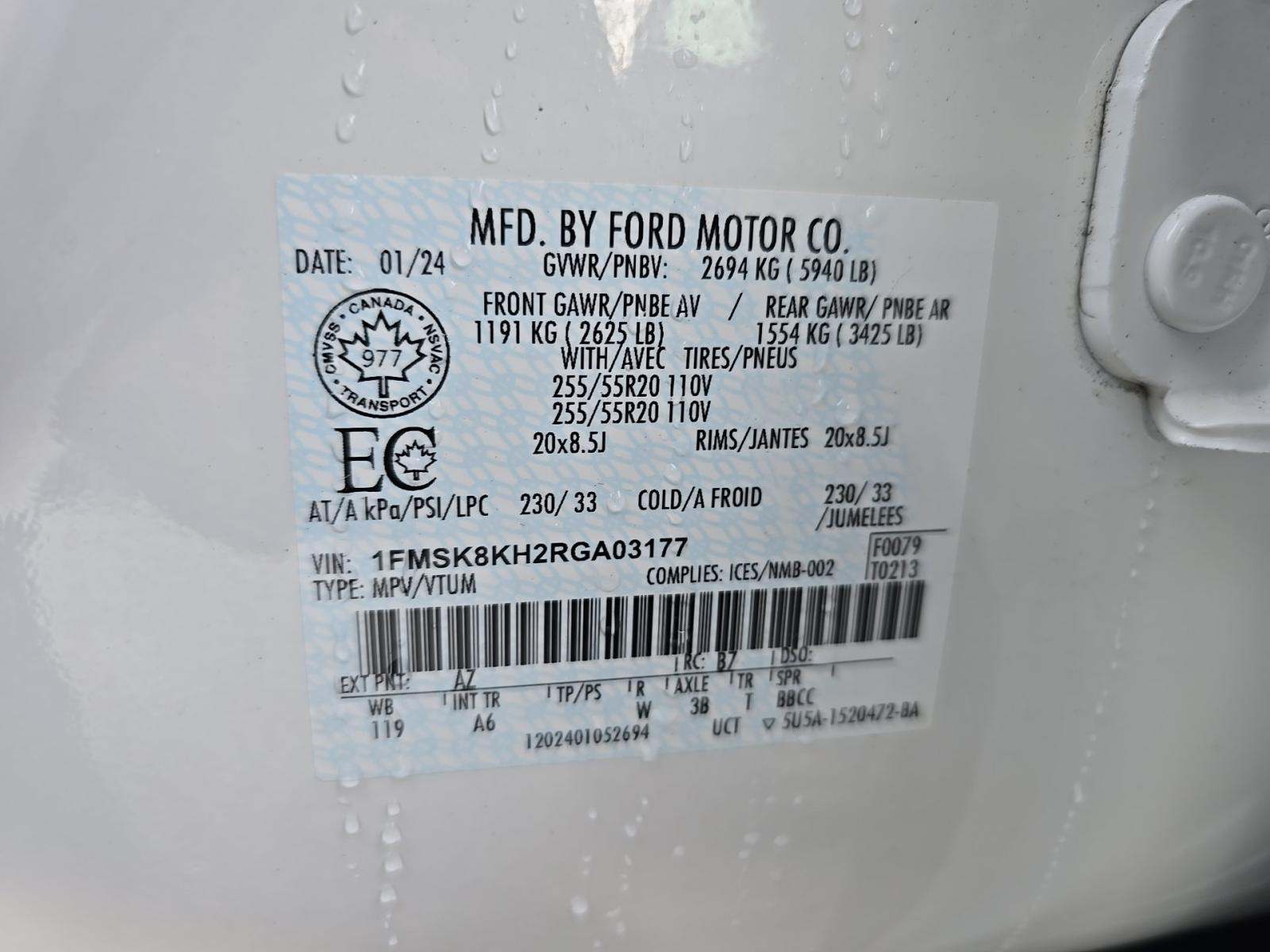 2024 Ford Explorer ST-Line AWD