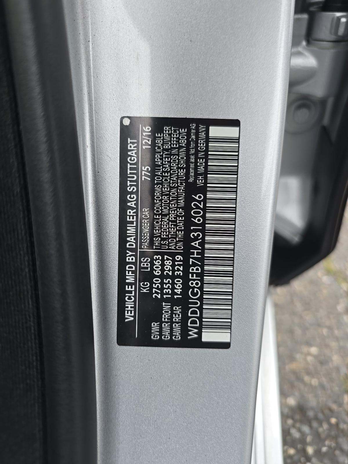 2017 Mercedes-Benz S-Class S 550 AWD