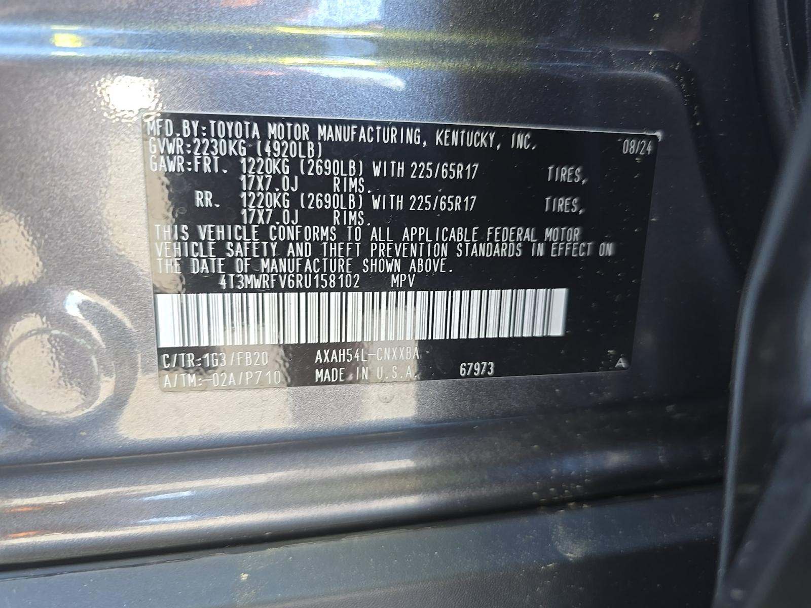 2024 Toyota RAV4 Hybrid LE AWD