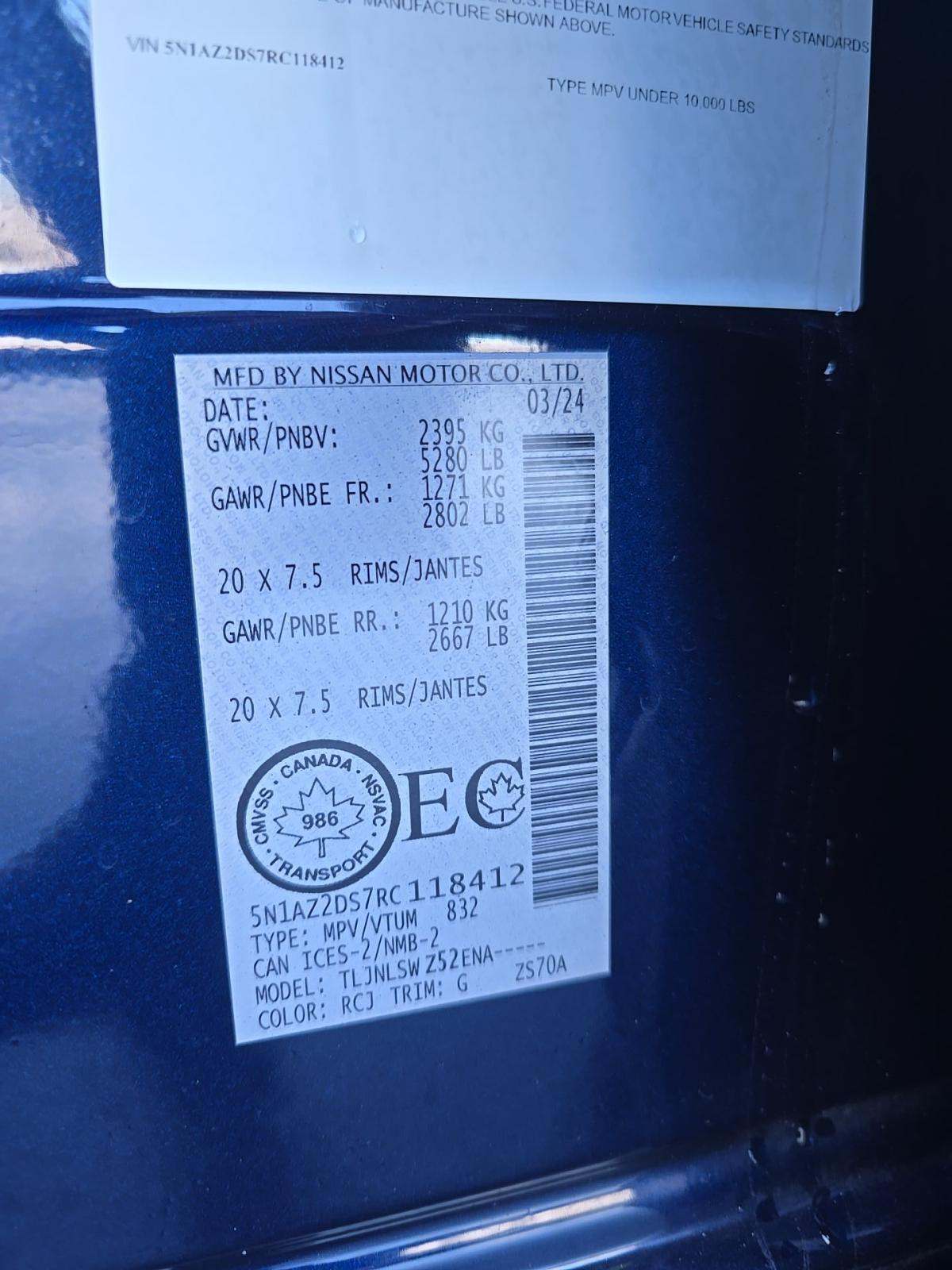 2024 Nissan Murano Platinum AWD