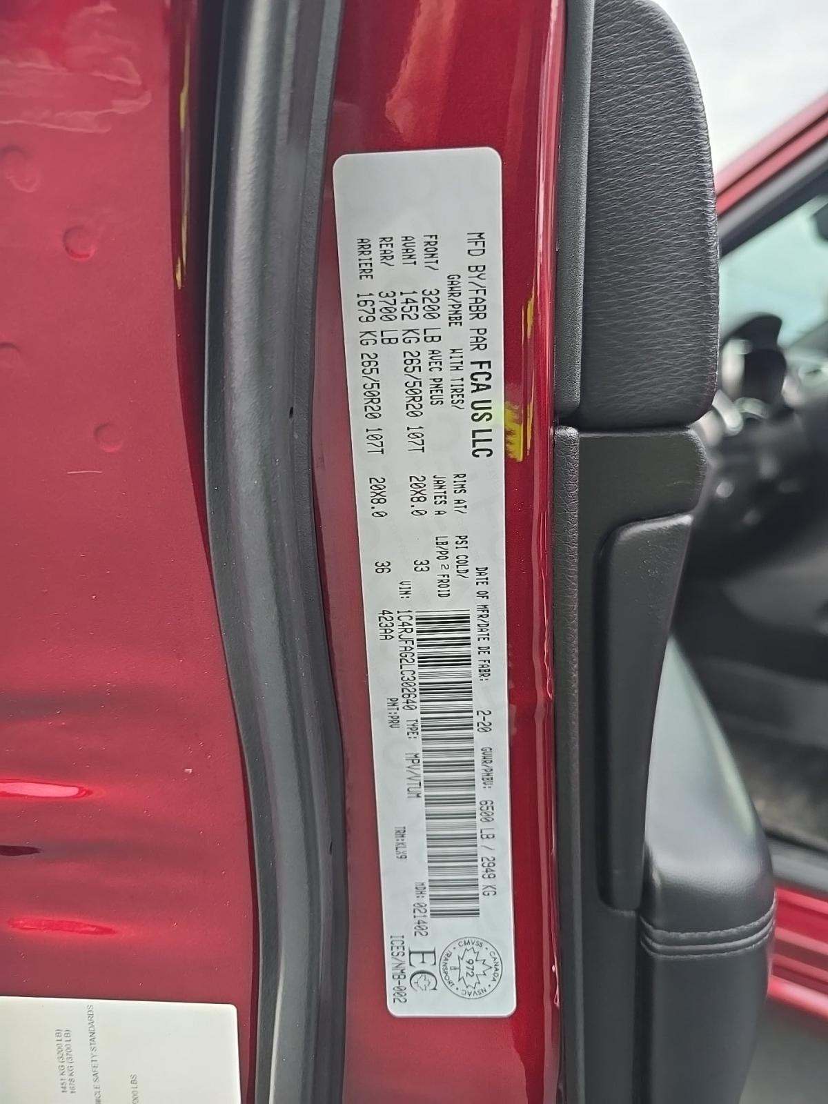 2020 Jeep Grand Cherokee Altitude AWD