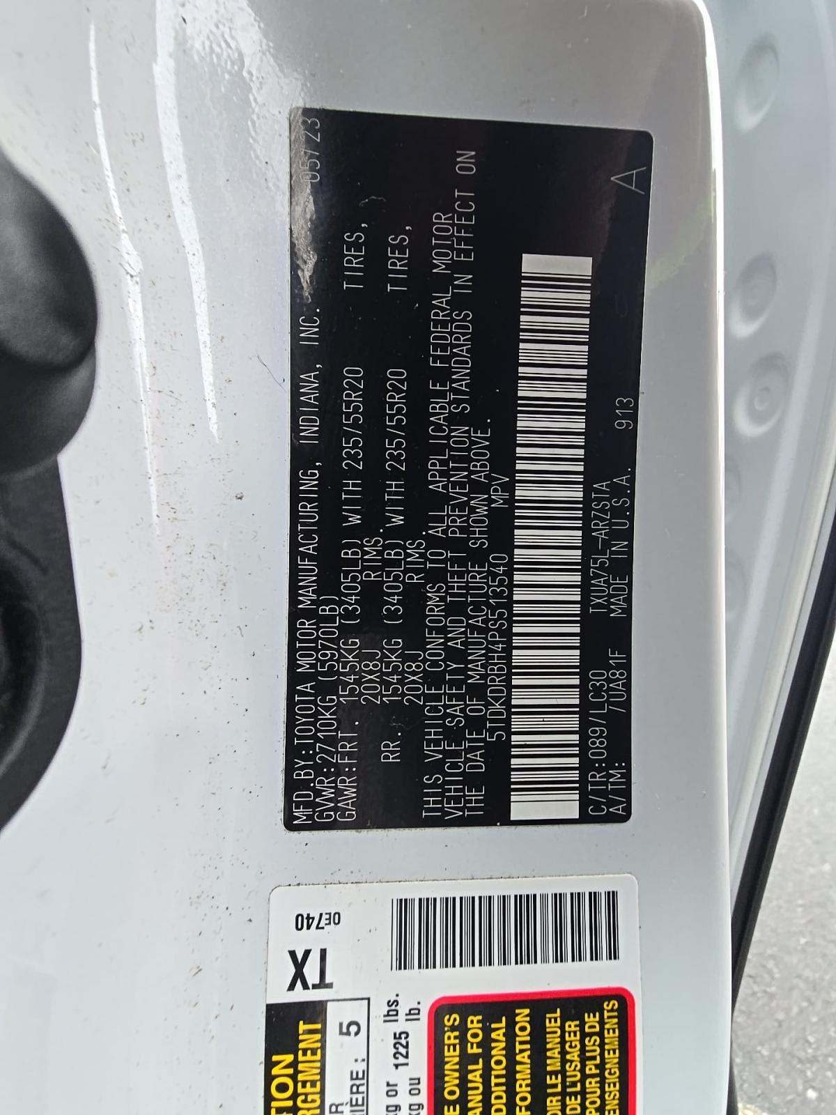 2023 Toyota Highlander XSE AWD