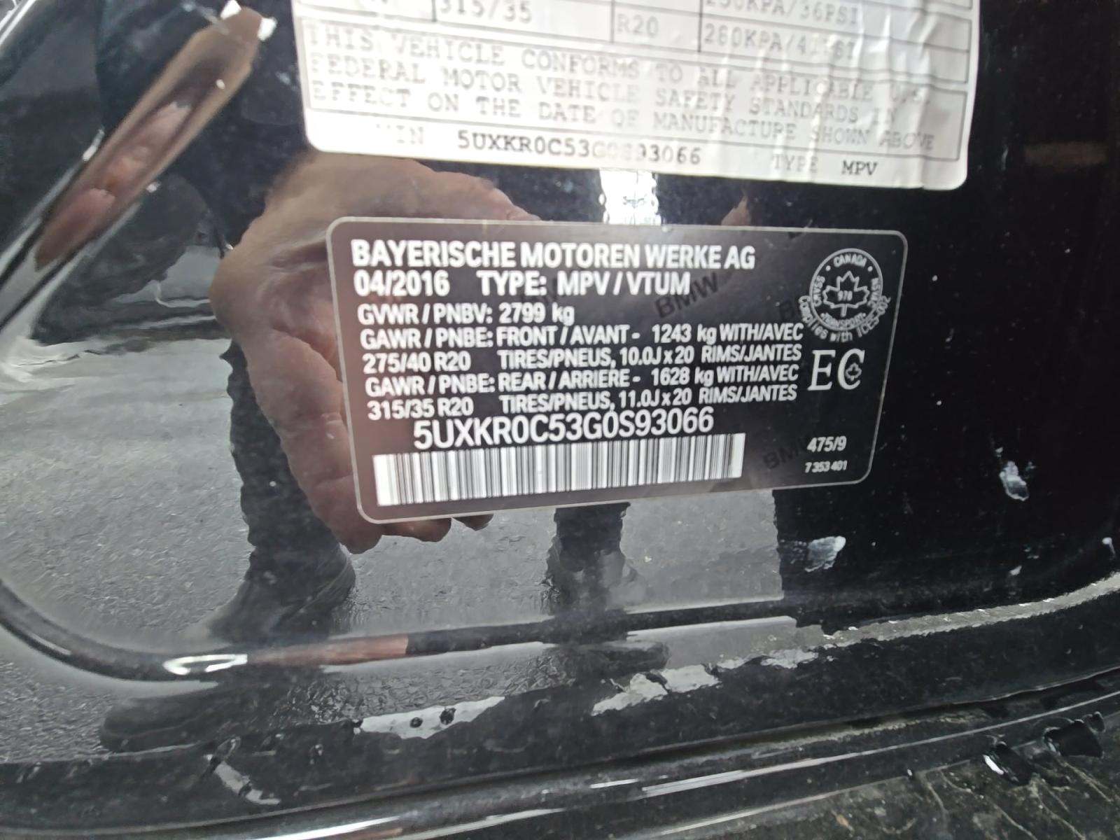 2016 BMW X5 xDrive35i AWD