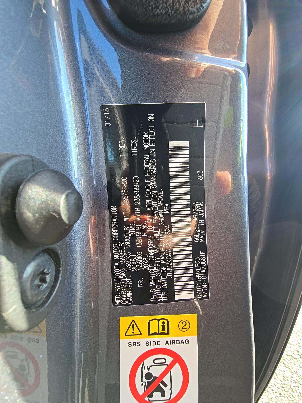 2018 Lexus RX RX 350L AWD