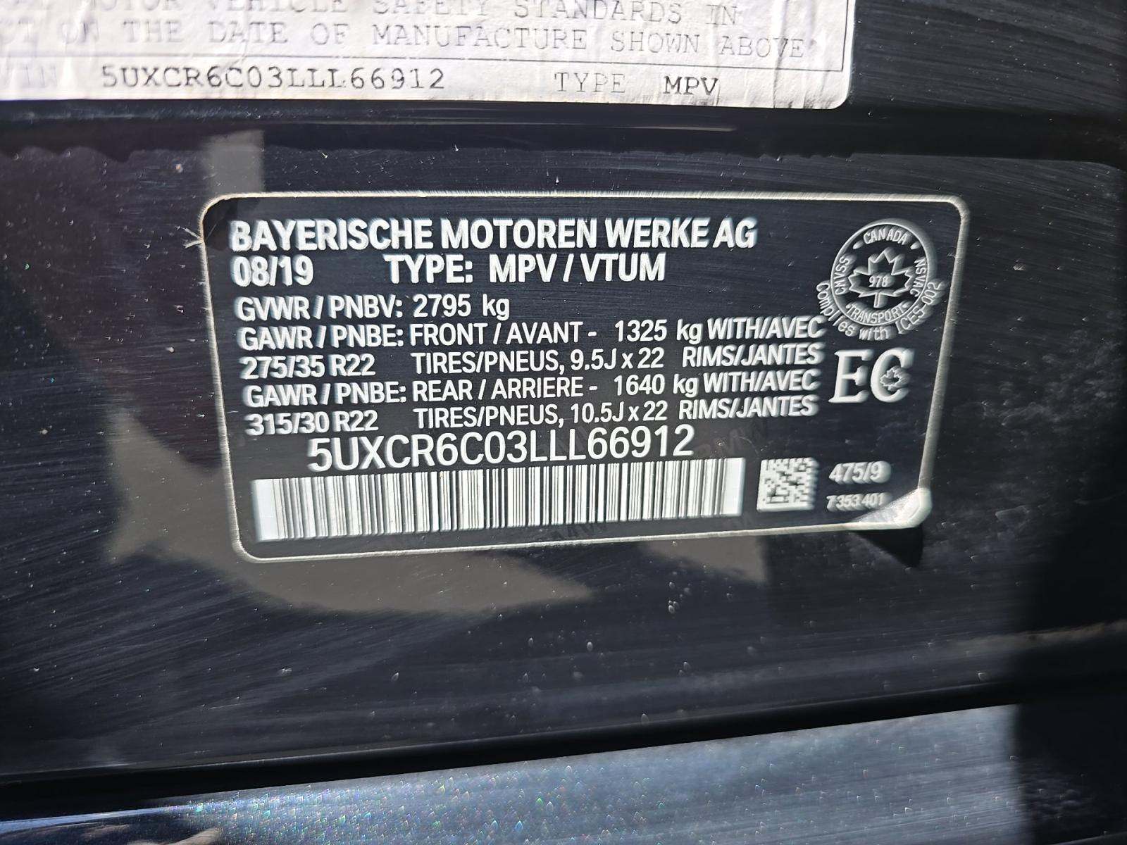 2020 BMW X5 xDrive40i AWD