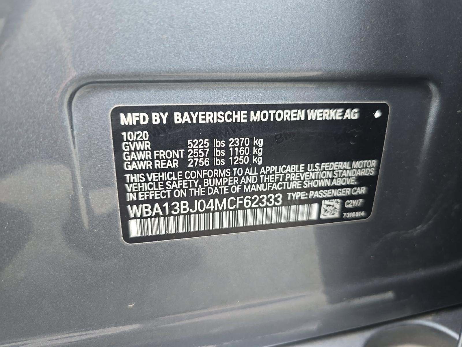 2021 BMW 5 Series 530i xDrive AWD