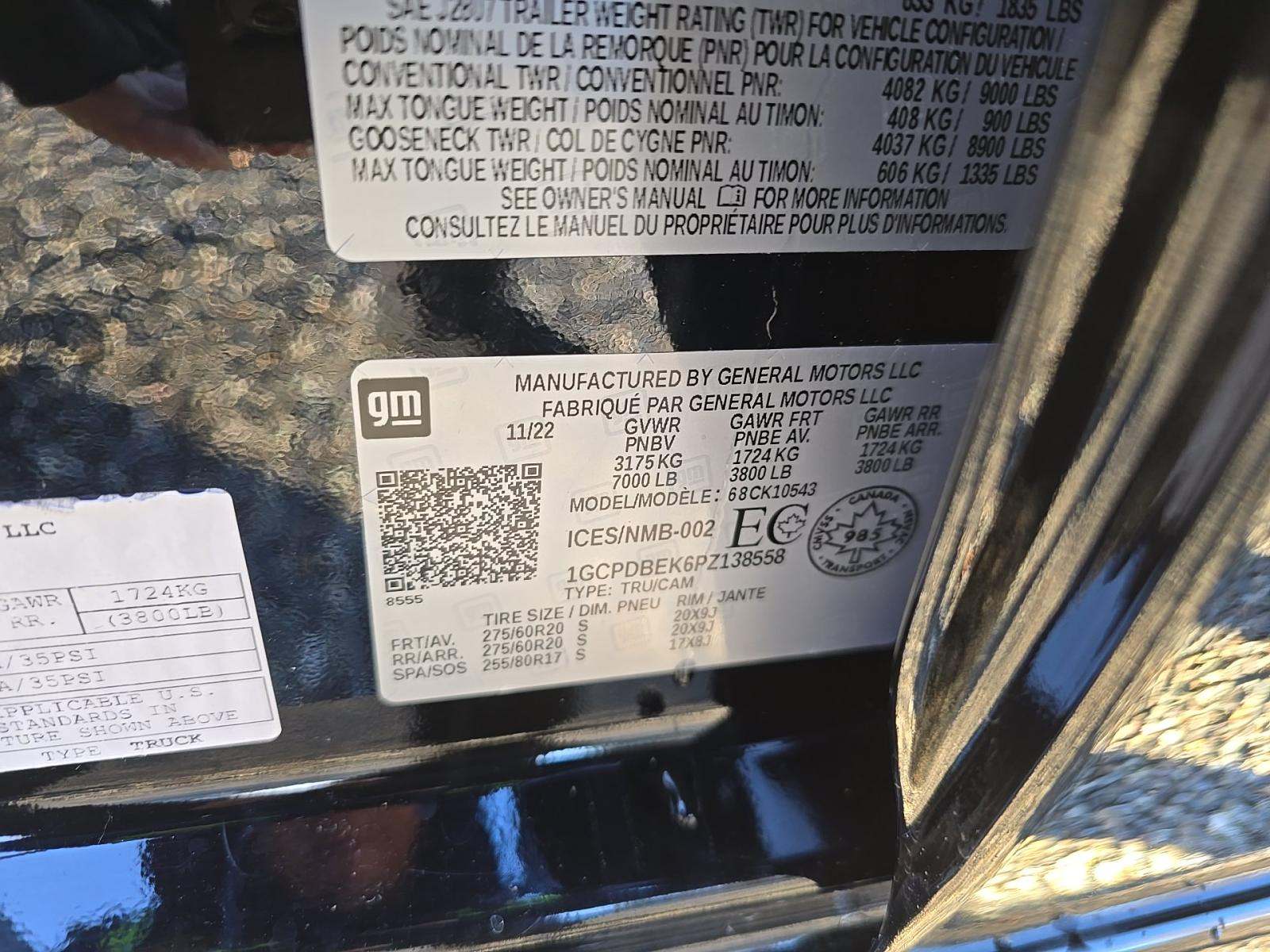 2023 Chevrolet Silverado 1500 Custom AWD