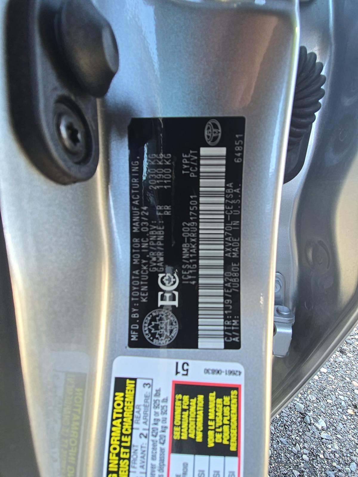 2024 Toyota Camry SE FWD